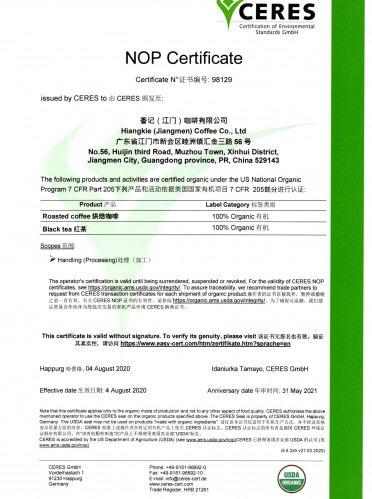 Organic Certification