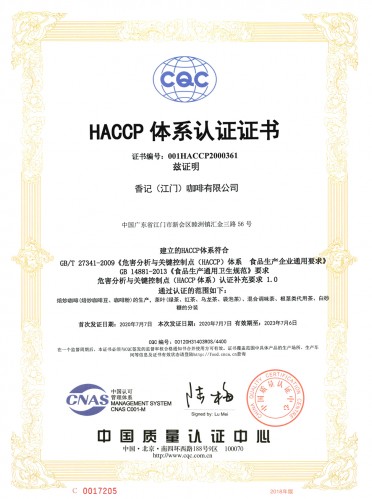 HACCP Certification